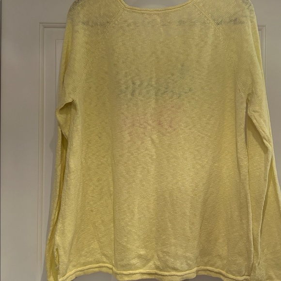 Lilly Pulitzer Danette Sweater Yellow Sunny Days Size XL - Picture 4 of 9